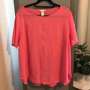 Hot pink blouse